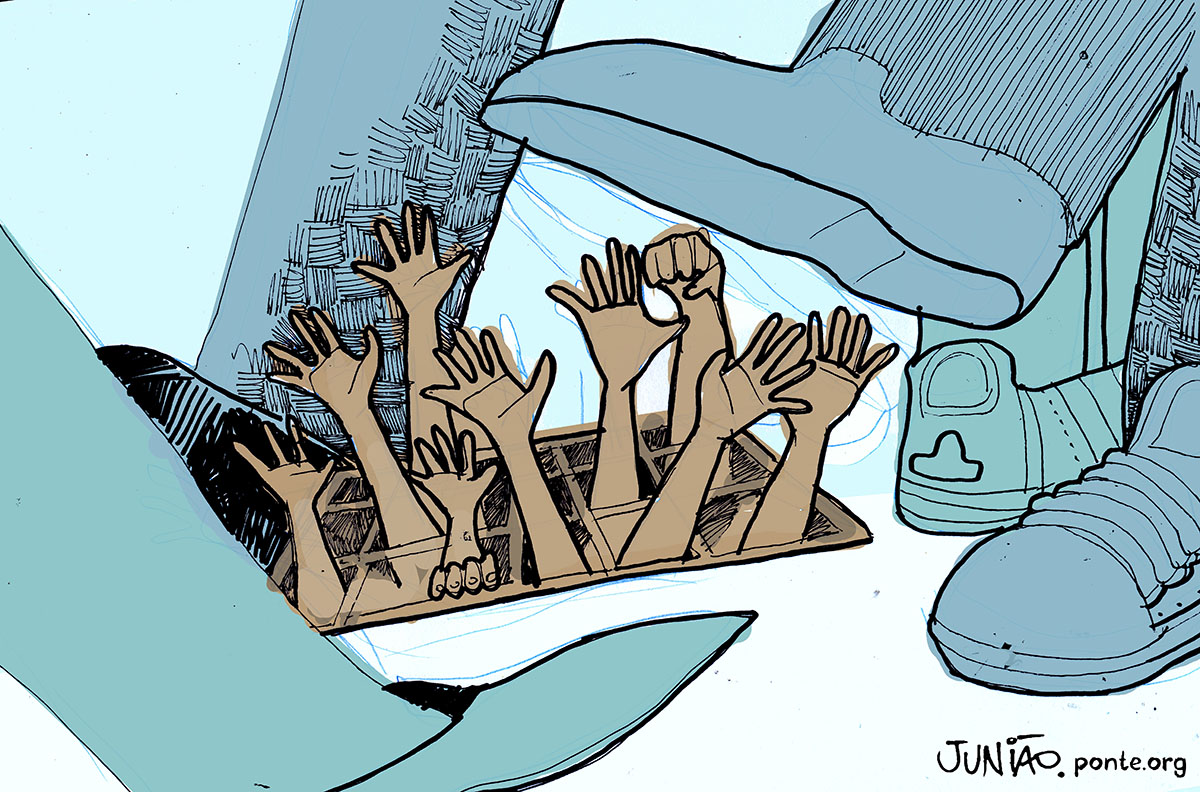 Ar-condicionado para uns, água racionada para outros