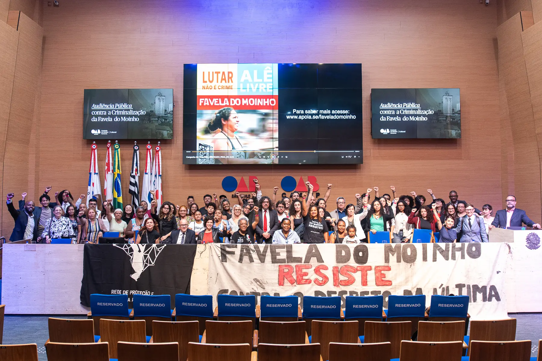 Audiência na OAB pede liberdade para presos do Moinho