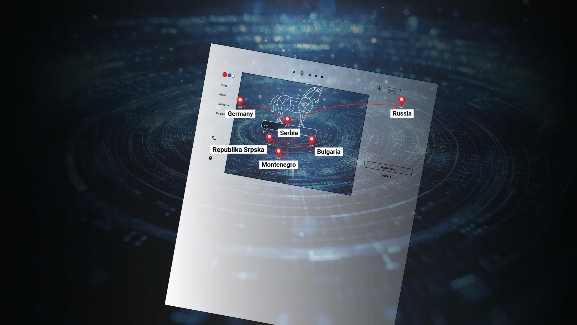 ‘Nenhum ator aleatório’: canais de sites sérvios Kremlin e AfD Talking Points